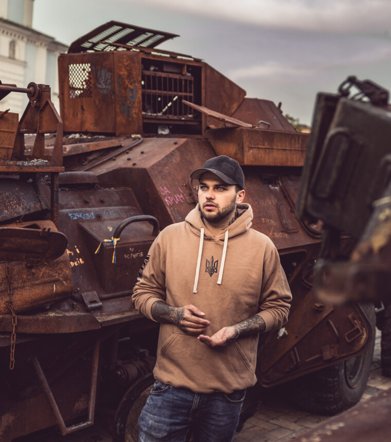 Kevin Vinje fra Ulefoss er fremmedkriger i Ukraina.