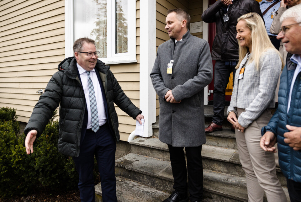 BUDSJETTET KLART: Bjørn Arild Gram har presentert forsvarsbudsjettet.