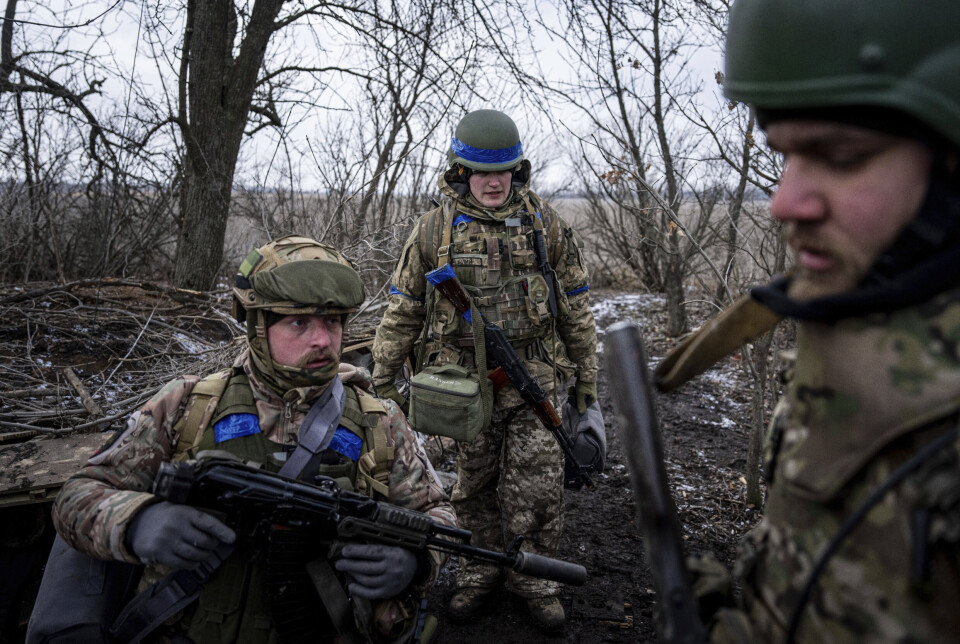 HARDE KAMPER: Ukrainske soldater ved fronten i nærheten av Vuhledar.