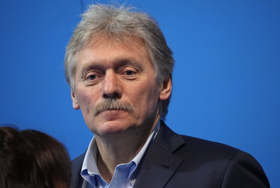 TALSPERSON: Kremls talsperson, Dmitrij Peskov, mener vestlige atommakter er direkte og indirekte involvert i krigføringen i Ukraina.