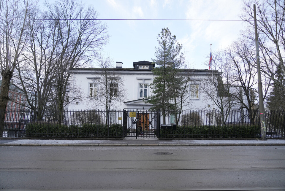 KUTTER: Russlands ambassade i Oslo.