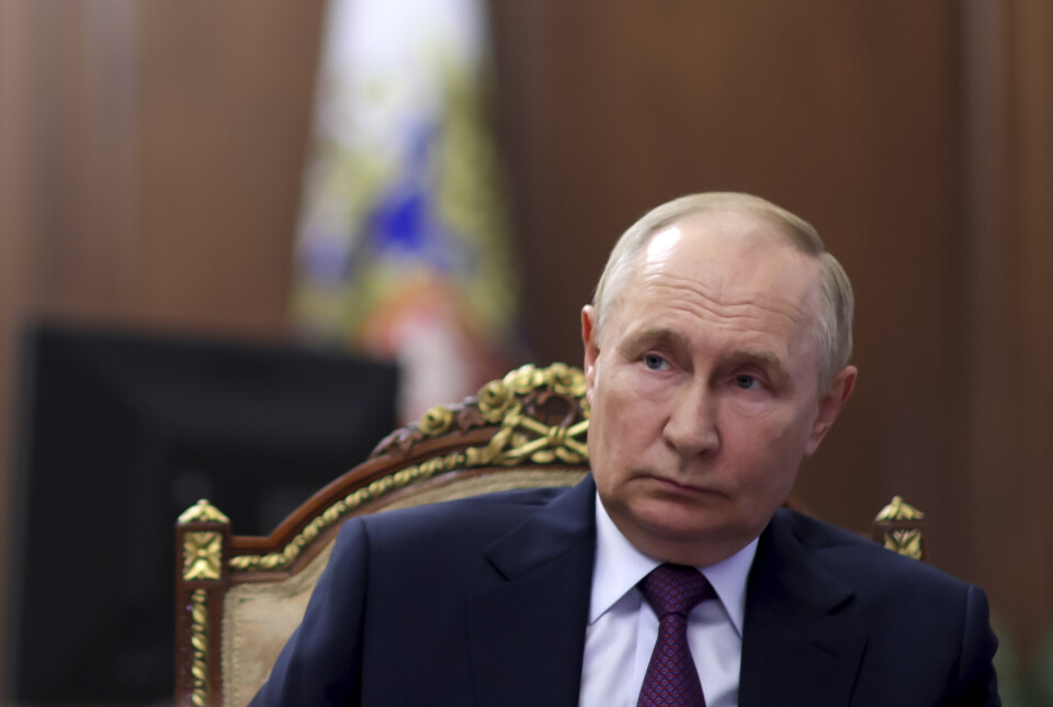 ADVARER: Russlands president Vladimir Putin advarer om at vestlige styrker i Ukraina vil være legitime mål.