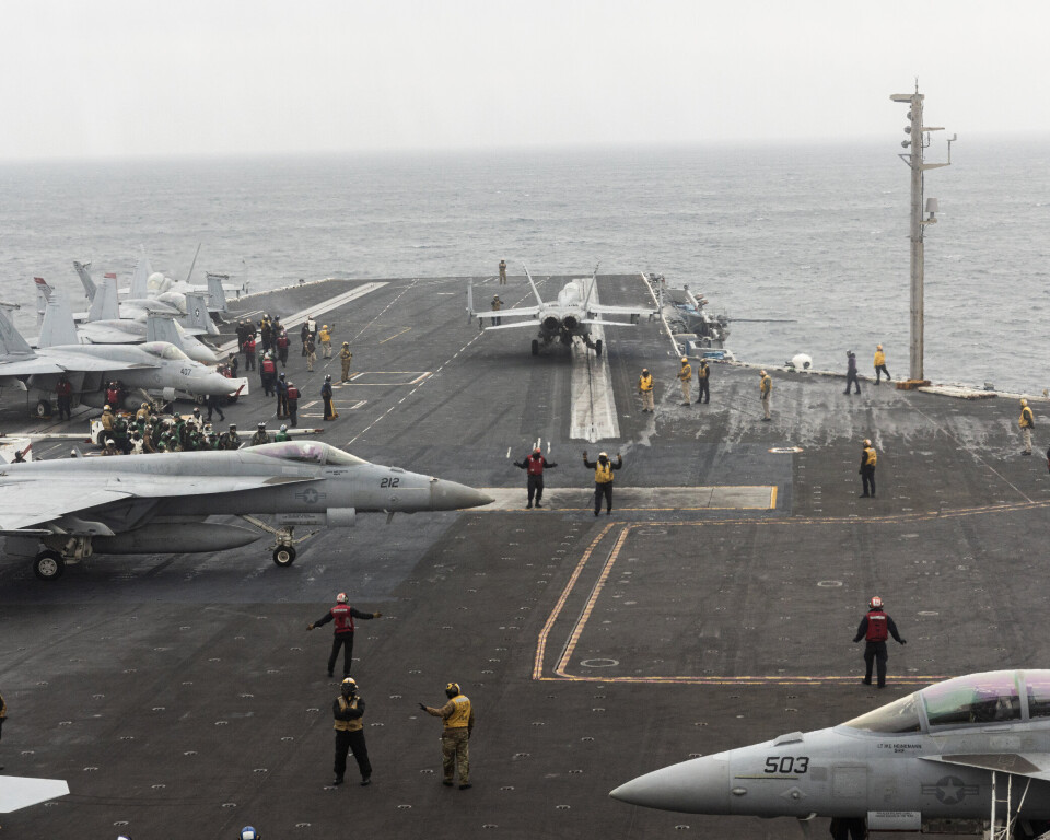 Historisk luftangrep fra USS «Harry S. Truman»