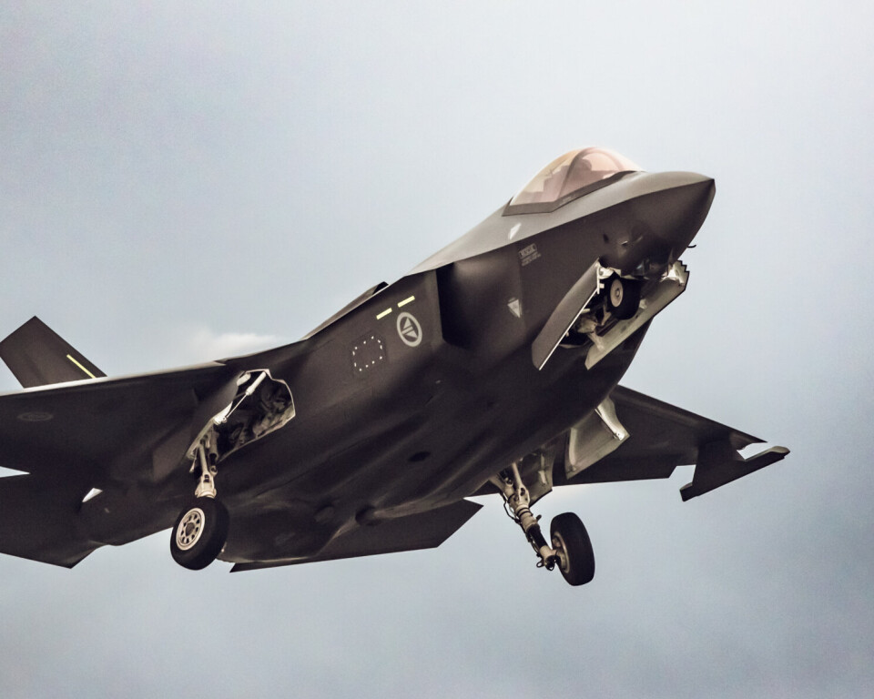 F-35 fløy 64 nautiske mil etter at piloten skjøt seg ut