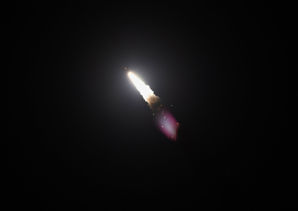 CALIFORNIA: Missilet ble skutt opp fra Vandenberg-basen i Califorina.