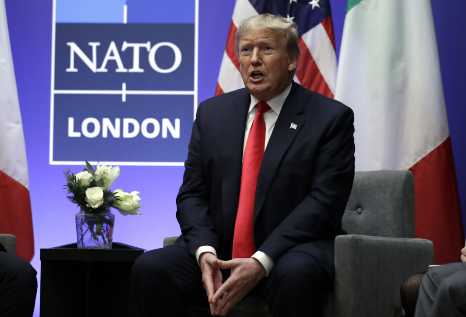 NATO: Trump under et NATO-toppmøte i London, Desember 2019