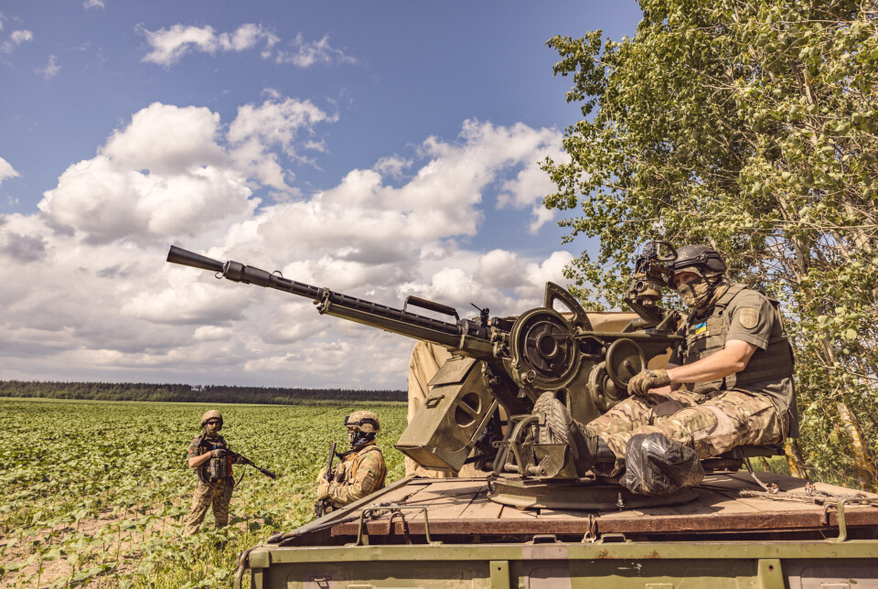 LUFTVERN: Forsvarets forum møtte NASAMS-operatørene Andrey og 'Nord' i fjor.