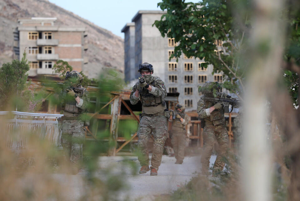NORSK DELTAGELSE: Norsk spesialsoldater i Afghanistans hovedstad Kabul i 2018.