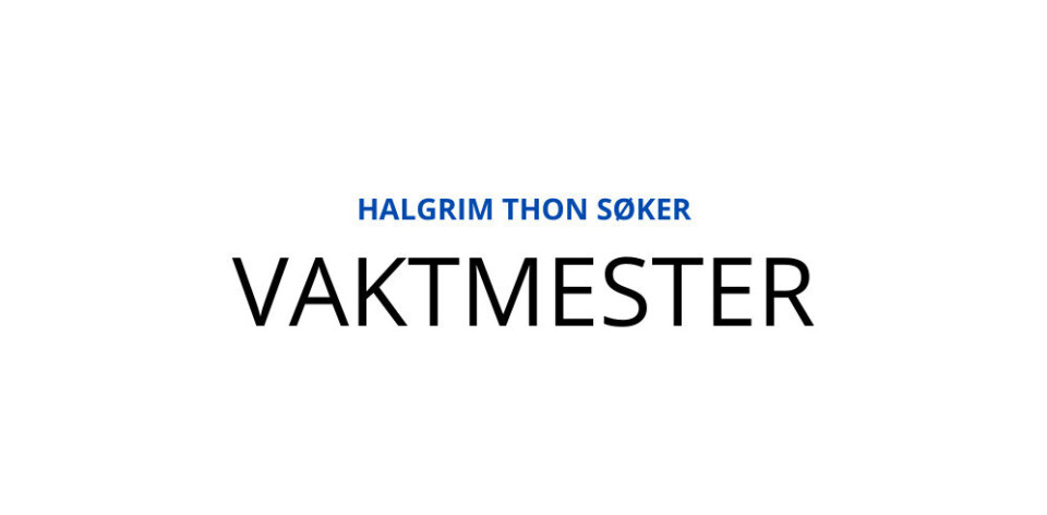 Vaktmesterpar til moderne privatbolig