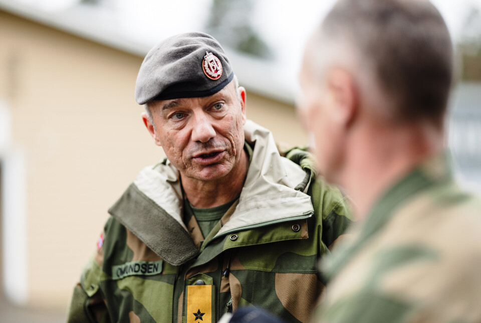 LETT REKRUTTERING: Heimevernsjef Frode Ommundsen sier at rekrutteringen til instruktør-stillingene i Storbritannia har gått lett for seg.