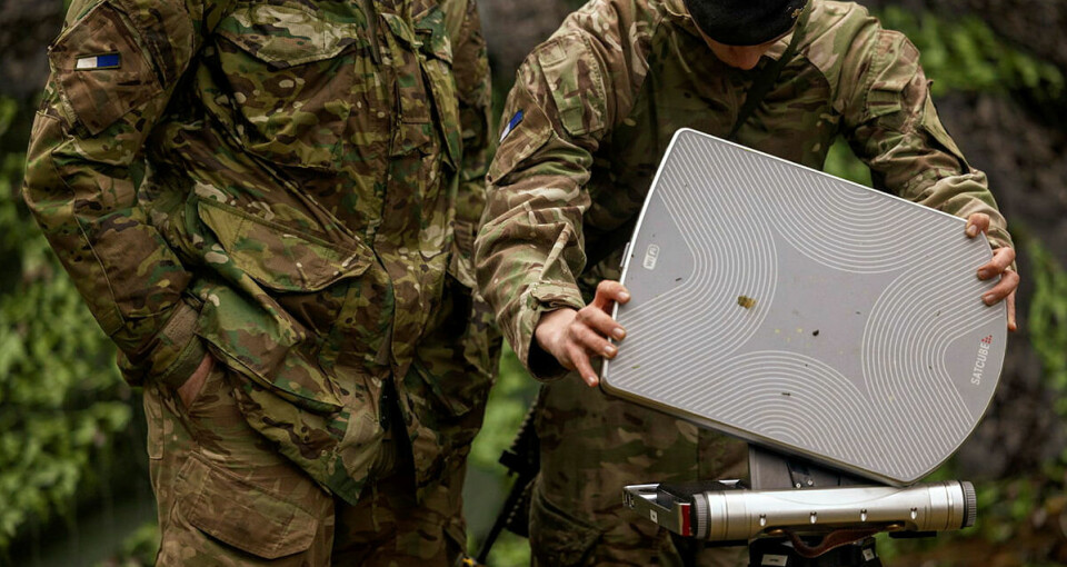 SOLDAT: Briten var soldat i Royal Corps of Signals. Bildet er fra en øvelse i mars.