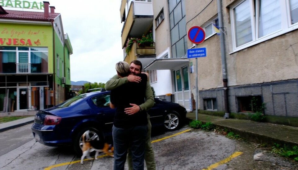 PRISVINNERE: Ajna Jusić og Alen Muhič i Goražde i Bosnia.