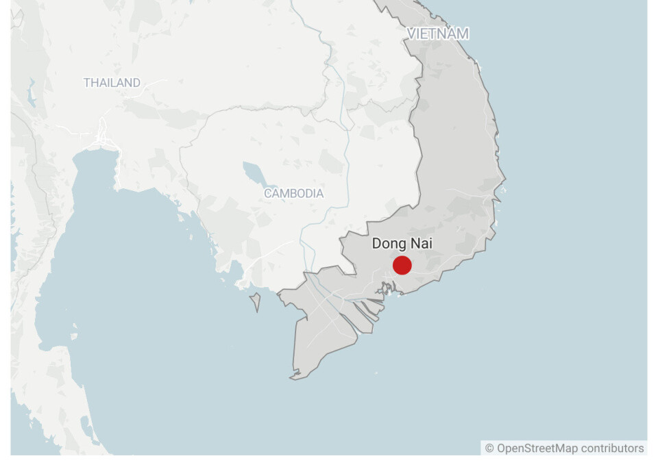 DONG NAI: Eksplosjonen skal ha skjedd i Dong Nai i Vietnam.