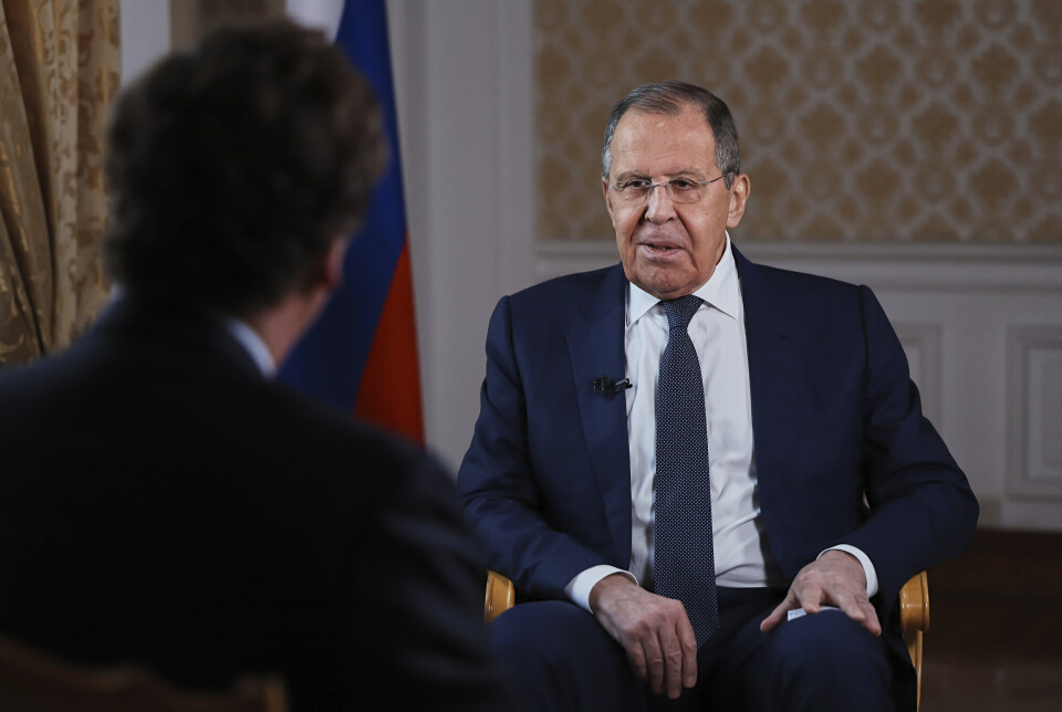 FORSVAR: Russlands utenriksminister sier at de allierte må forstå at vi er klare til å bruke alle mulige midler for å hindre vesten i å lykkes.