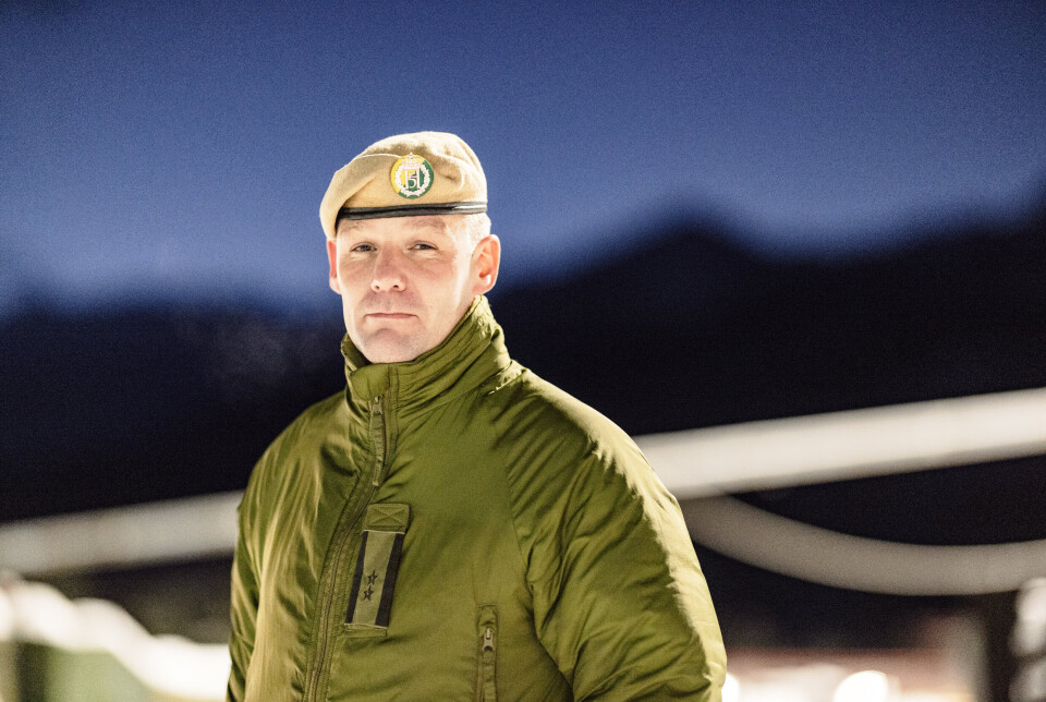 VIL BETALE TILBAKE: Bjørn Andreassen, sjef for 2. bataljon, vil sørge for at alle utlegg som enkelte av soldatene har hatt, blir dekket .