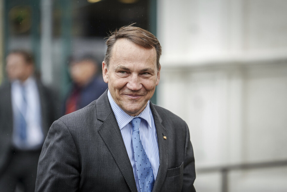 MOBILISERING: Europa trenger å mobilisere mer sa Polens utenriksminister Radoslaw Sikorski i Brussel.