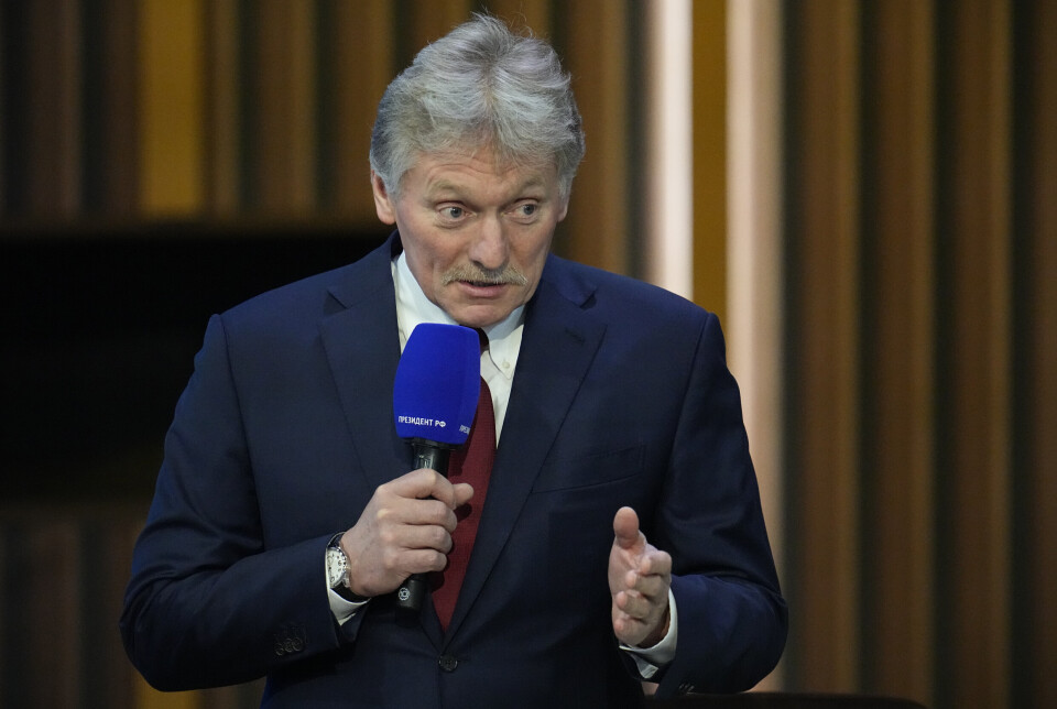 RINGREV: Putins talsperson Dmitrij Peskov var ordstyrer under seansen
