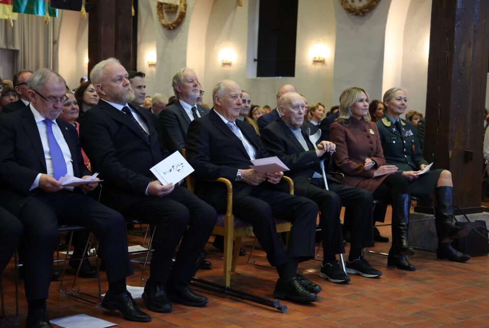 KONGELIG DELTAKELSE: Kong Harald var også til stede under utdelingen av prisen.