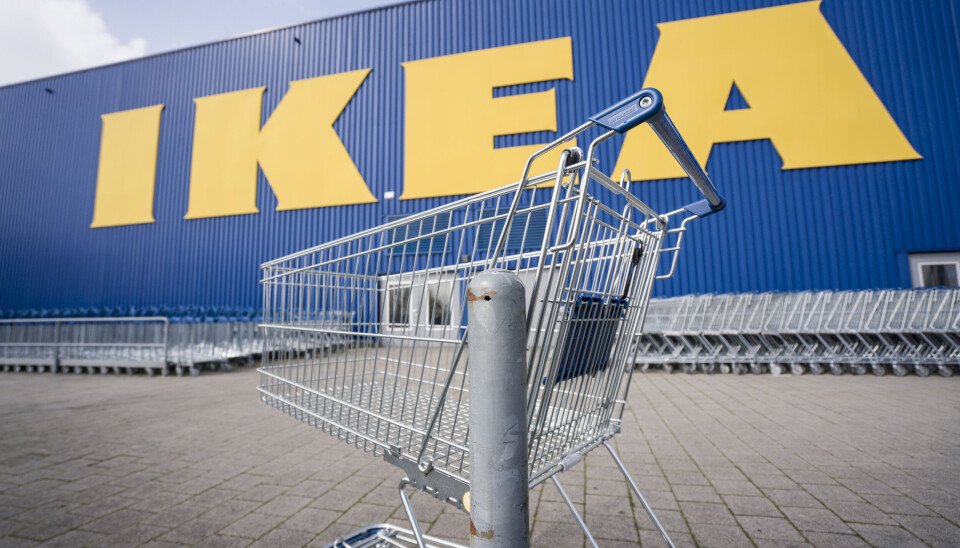 IKEA: Illustrasjonsbildet viser varehusets karakteristiske eksteriør.