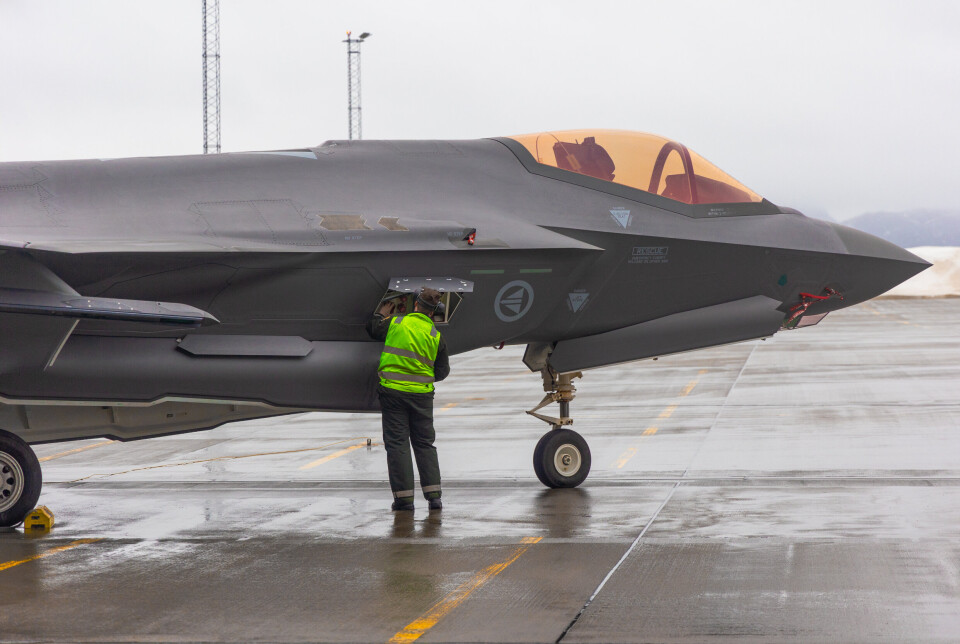 BIO-MARKERING: I forrige uke var det markering på Ørland for at Norges kampfly F-35 delvis har blitt tanket med biodrivstoff.