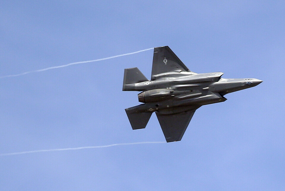 ARKIVBILDE: Et amerikansk F-35 jagerfly ved Hill Air Force Base i Utah. Et annet fly av samme type styrtet tirsdag i Alaska.