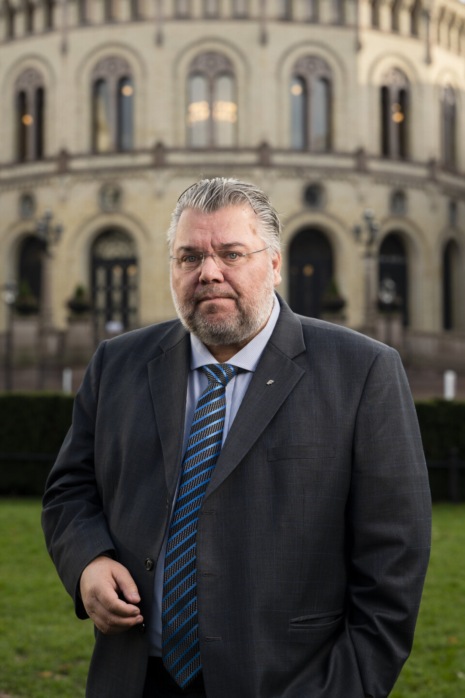 – VERDENSKLASSE: Morten Wold i Frp gleder seg over ferske tall over norsk forsvarsindustri.