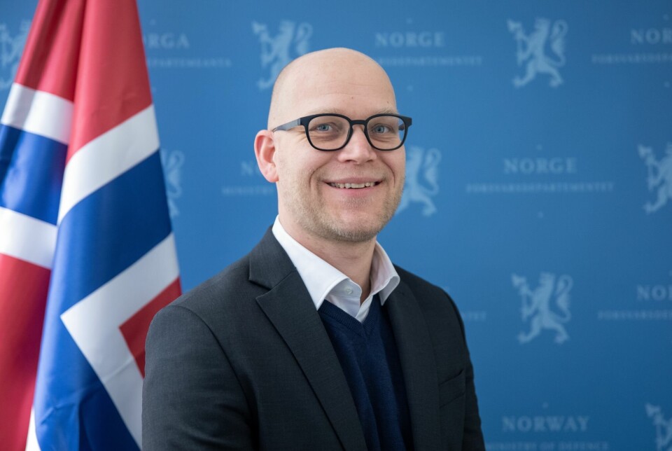 PÅ PLASS: Andreas Flåm er ny statssekretær i Forsvarsdepartementet.