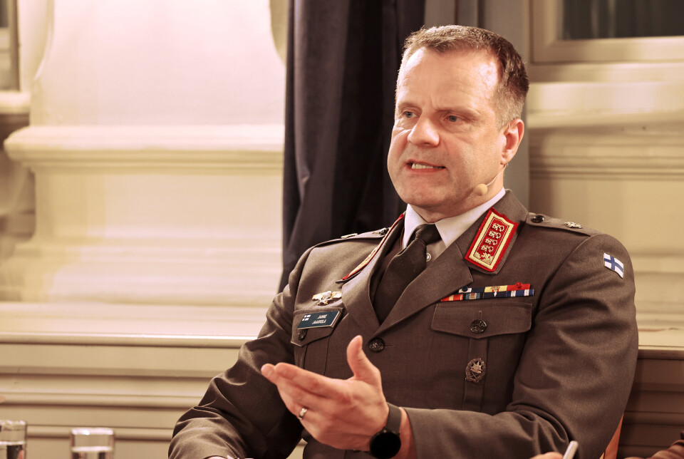 GENERAL: Finlands forsvarssjef general Janne Jaakkola i Oslo Miltære Samfund.