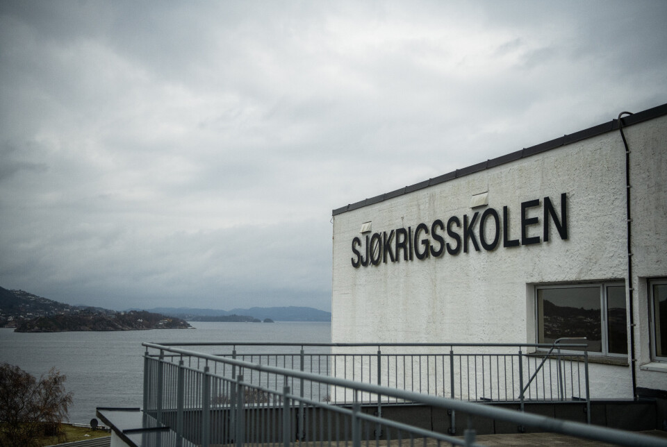 UTVIDELSE: Sjøkrigsskolen på Laksevåg i Bergen. De kommende årene skal det bli flere studenter her, og skolen på rigges for å ha plass til alle.