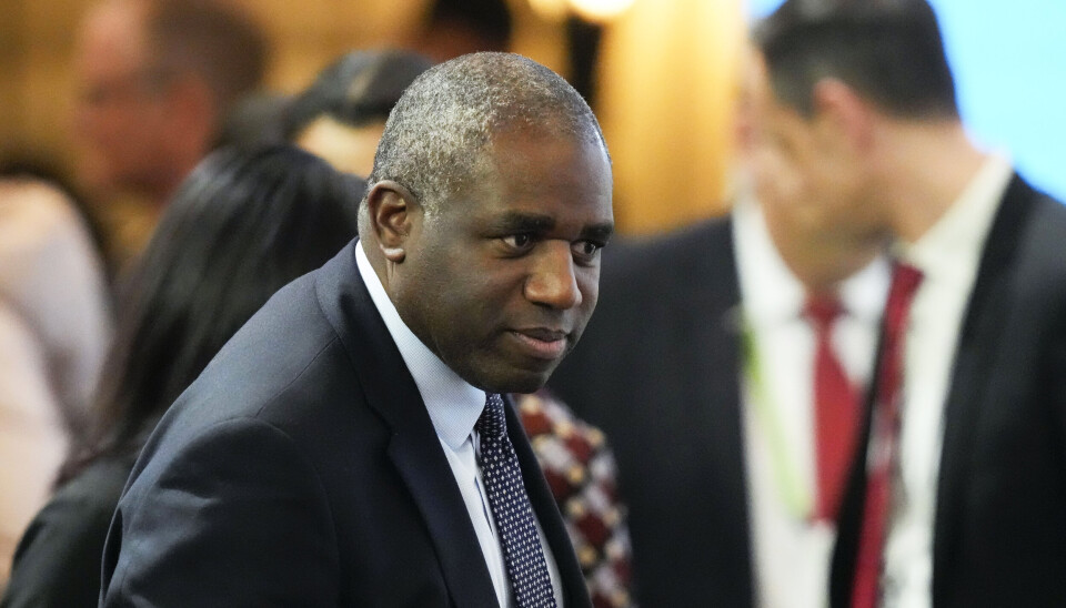 SANKSJONSPAKKE: Storbritannias utenriksminister David Lammy skal mandag legge fram landets største sanksjonspakke mot Russland siden starten på krigen.