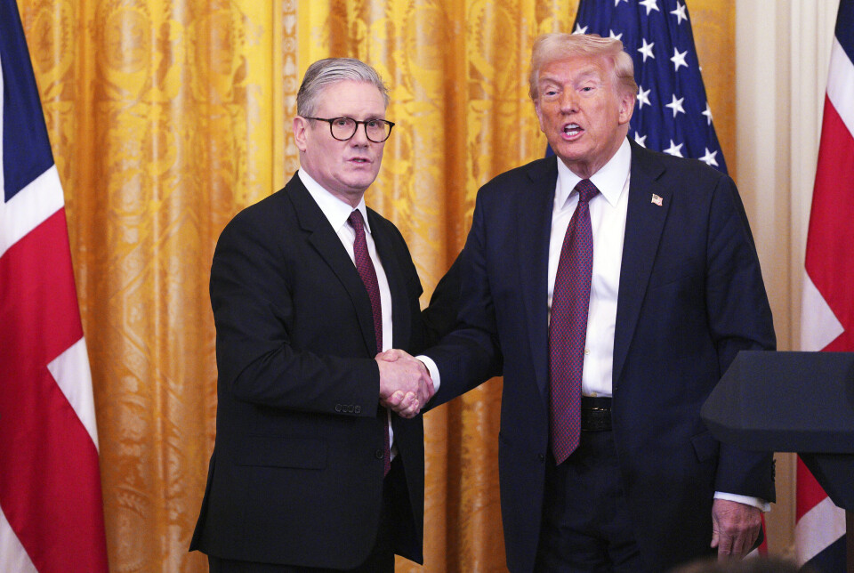 TRUMP: Trump hevder at det er framskritt i arbeidet med en fredsavtale og at samtalene er gode.
