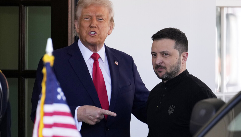 President Donald Trump tok imot besøk av Volodymyr Zelenskyj fredag.