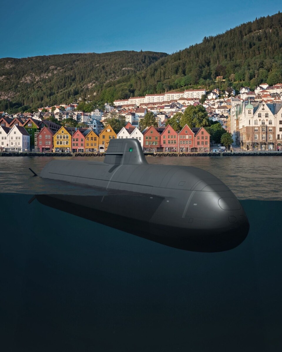 DESIGN: Slik vil de nye ubåtene se ut.