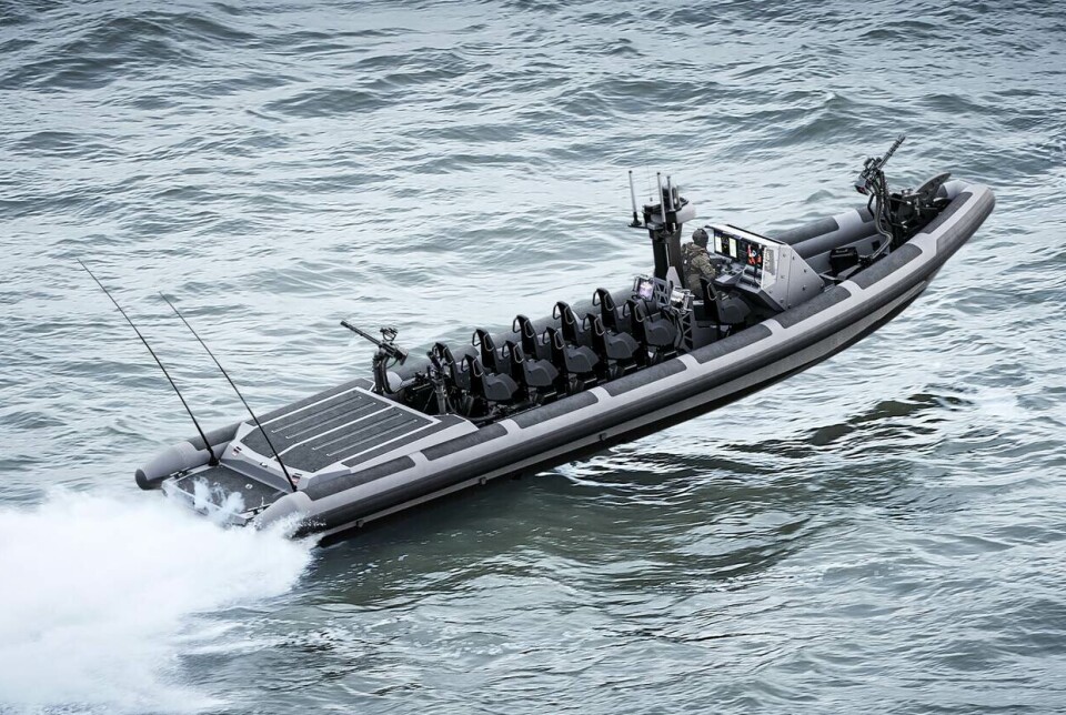 FUTURE FAST INTERCEPTORS: FFI-ene vil kunne bære to mitraljøser, én ved baugen og én ved akterenden.