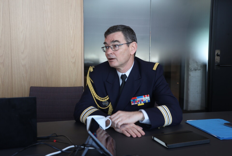 REPRESENTANT: Som Frankrikes forsvarsattaché i Norge bruker Sébastien Chatelain mye tid på å snakke Frankrikes sak i fregattvalget.