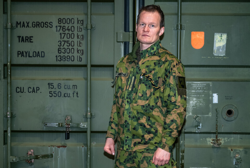 TAR ET OPPGJØR: Sjef for jegerbataljonen på GSV Audun Jørstad mener den fysiske formen til 19-åringer har klare forbedringspotensial.