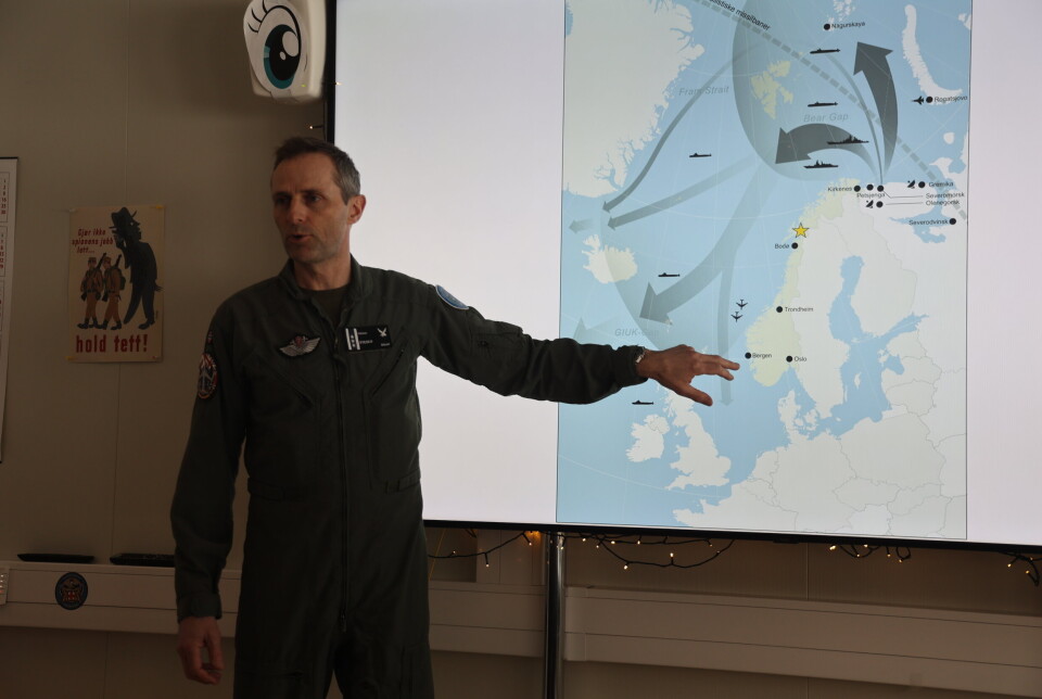 LUFTVING-SJEF: Hans Martin Steiro er sjef for 133 luftving på Evenes, basen hvor P-8 hører til.
