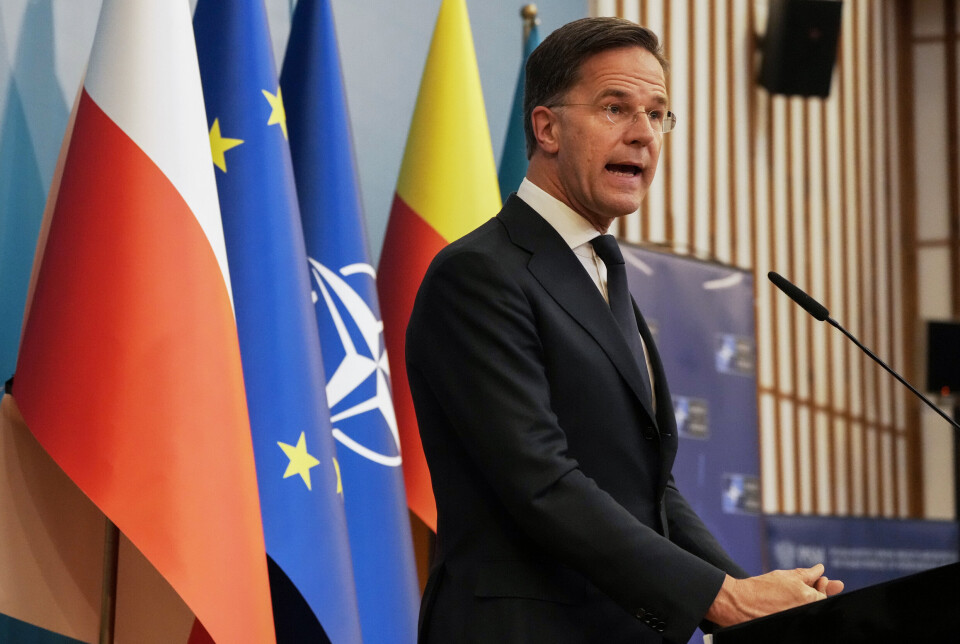 Nato-sjef Mark Rutte sier ballen helt klart er på Russlands banehalvdel etter møte i Det hvite hus.