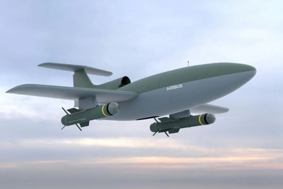 LOAD: Den nye missilbærende dronen designet av Airbus skal ifølge den europeiske flyprodusenten være ferdig i 2027.