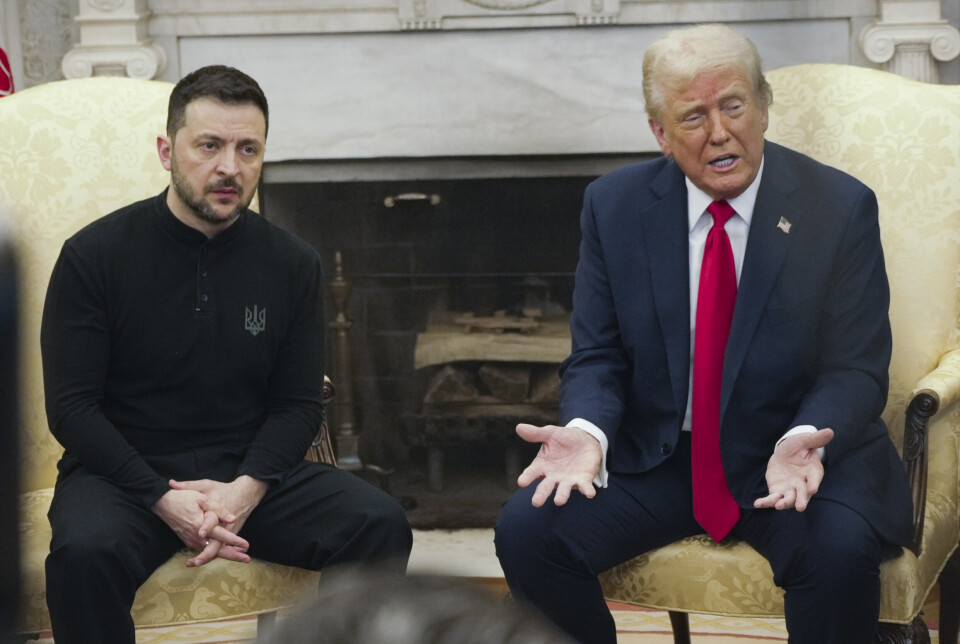 BØLLETE: En bøllete retorikk og mangel på diplomatisk etikette må ikke gjøre at vi overser det innholdet i mange av de republikanske lederens taler, skriver innleggsforfatteren. Foto fra da Donald Trump endte med å skjelle ut Volodymyr Zelenskyj i Det hvite hus 28. februar.
