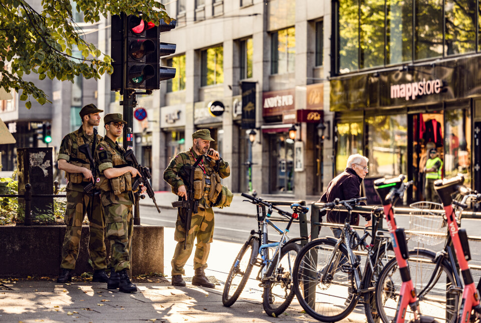 ØVELSE: Illustrasjonsfoto fra da Heimevernet øvde i Oslo i 2023.