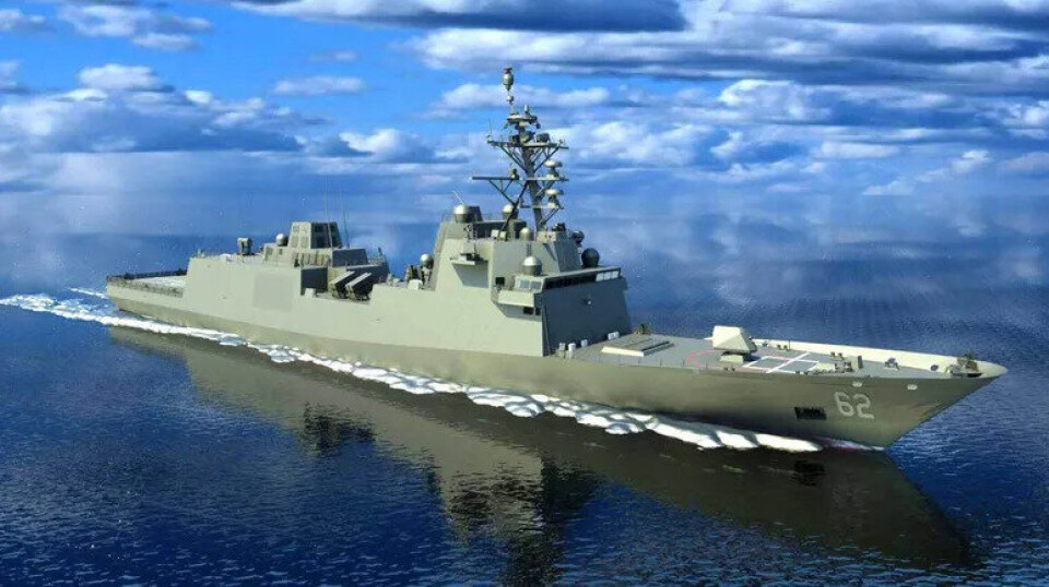 USA: Slik vil en Constellation-klasse fregatt se ut.