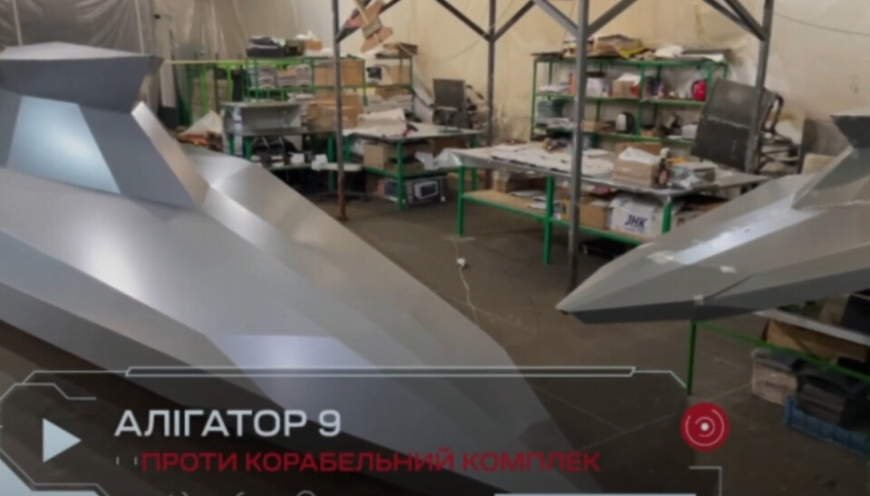 SNIKTITT: Sjødronen Alligator 9 ble vist frem på en video av We build Ukraine.