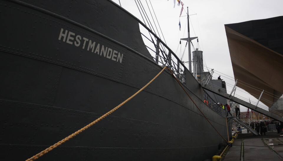 LASTESKIP: Hestmanden, her fotografert i Kristiansand i 2011, er en del av konvoien.