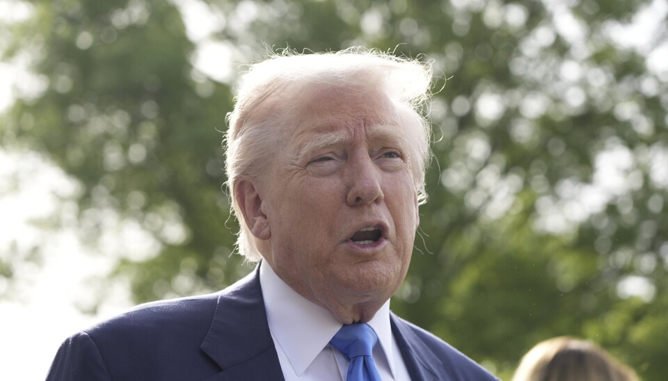 NÆRE: Donald Trump sier sent fredag kveld at Russland og Ukraina er svært nær en avtale og bør møtes for å fullføre jobben.