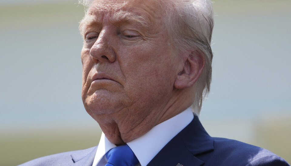 DROPPER?: President Donald Trump truer med å droppe sommerens Nato-toppmøte, ifølge Spiegel.