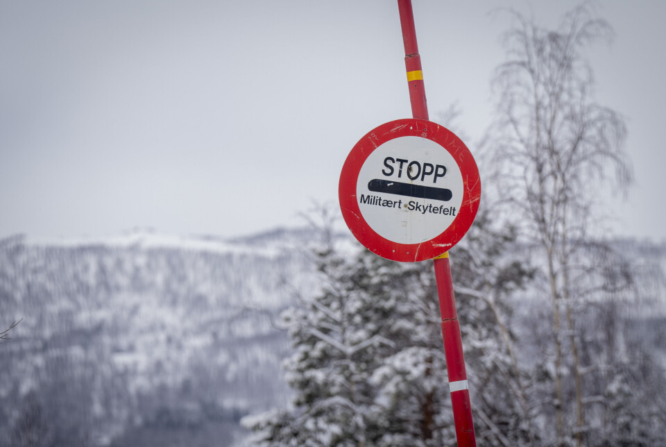SKYTEFELT: Ulykken skjedde på Setermoen skyte- og øvingsfelt 8. mai i år.