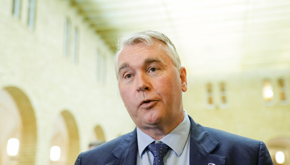 LEDER: Høyres Trond Helleland leder delegasjonen som besøker Svalbard.