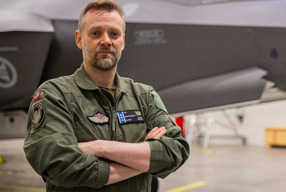 SJEF: Oberst Ole Marius Tørrisplass er sjef for 132 luftving.