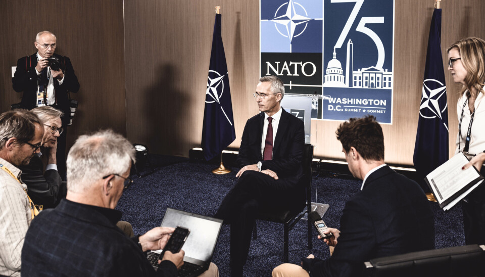 REVIDERT: Finansminister Jens Stoltenberg (Ap) legger fram revidert nasjonalbudsjett torsdag.